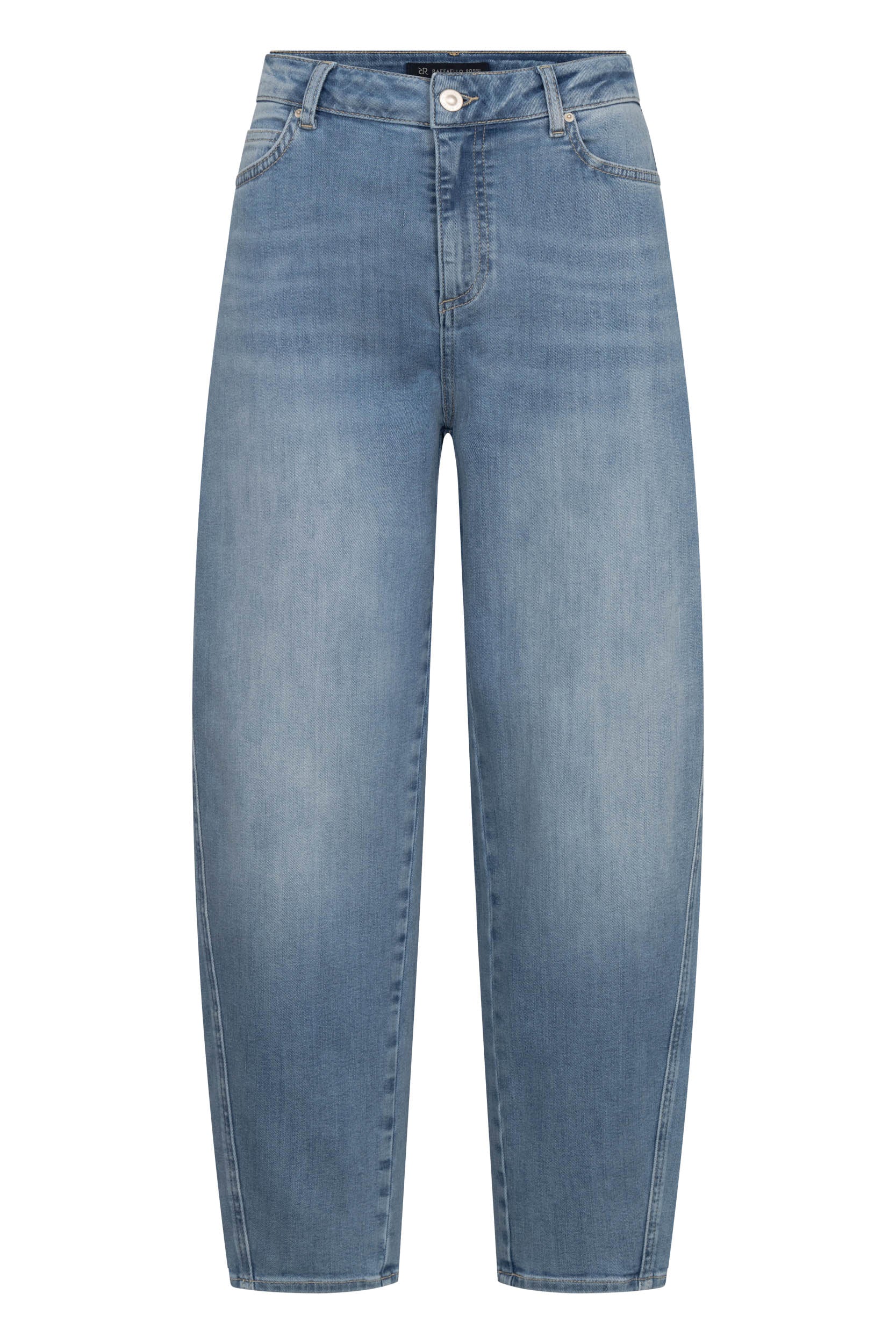 Raffaello Rossi Jeans Hanni 7/8 Authentic Stretch Denim in Grey Blue