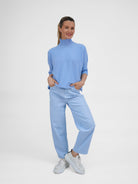 Raffaello Rossi Jeans Hanni 7/8 Coloured Denim in Light Blue