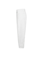 Raffaello Rossi Jeans Hanni Barrel Shape Jeans In White Denim From Raffaello Rossi