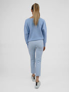 Raffaello Rossi Jeans Penny 6/8 Techno Cotton Superstretch in Light Blue