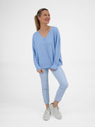 Raffaello Rossi Jeans Penny 6/8 Techno Cotton Superstretch in Light Blue