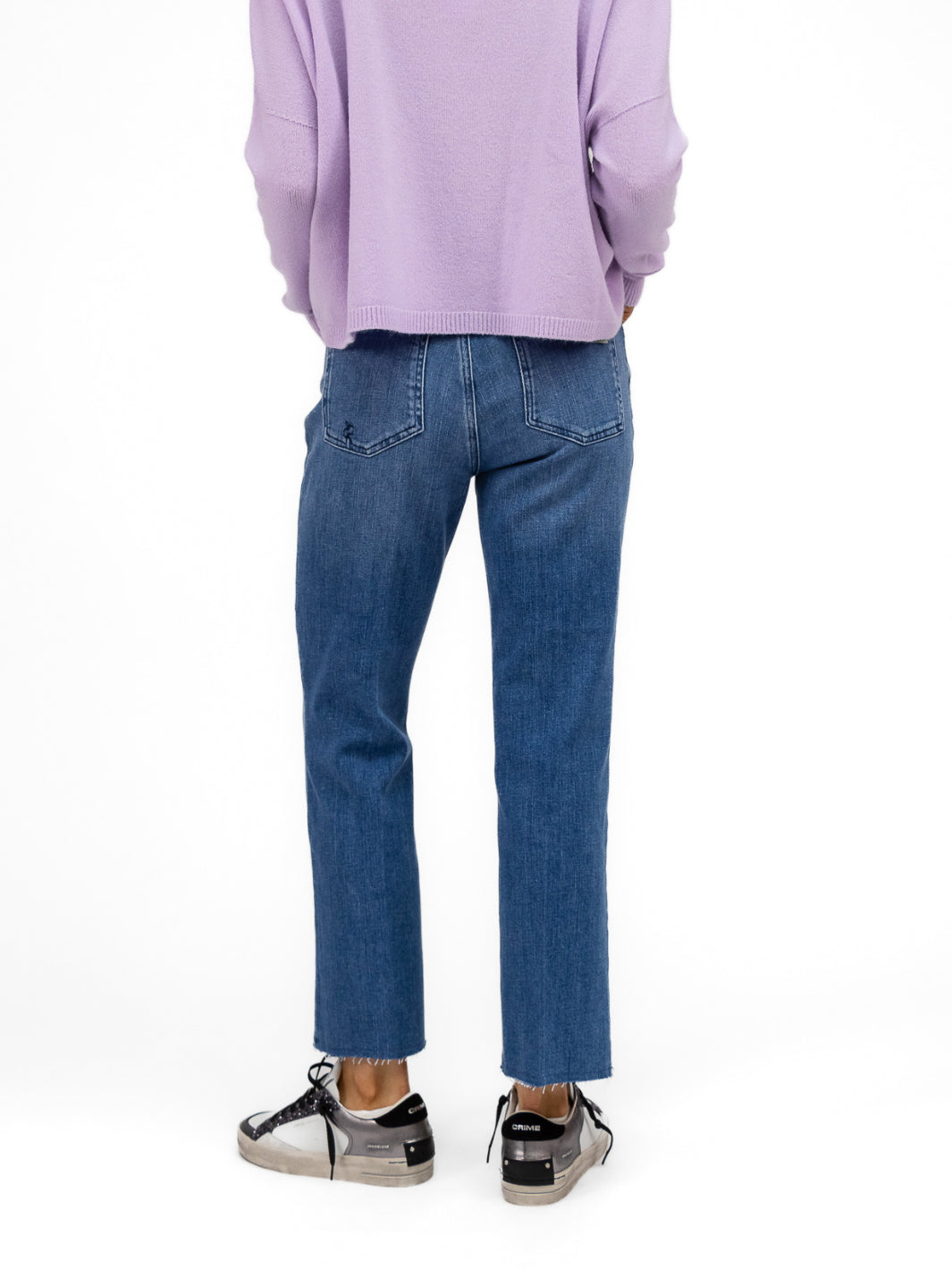 Raffaello Rossi Trousers Vic Cropped Denim Jeans In Blue From Raffaello Rossi