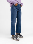 Raffaello Rossi Trousers Vic Cropped Denim Jeans In Blue From Raffaello Rossi