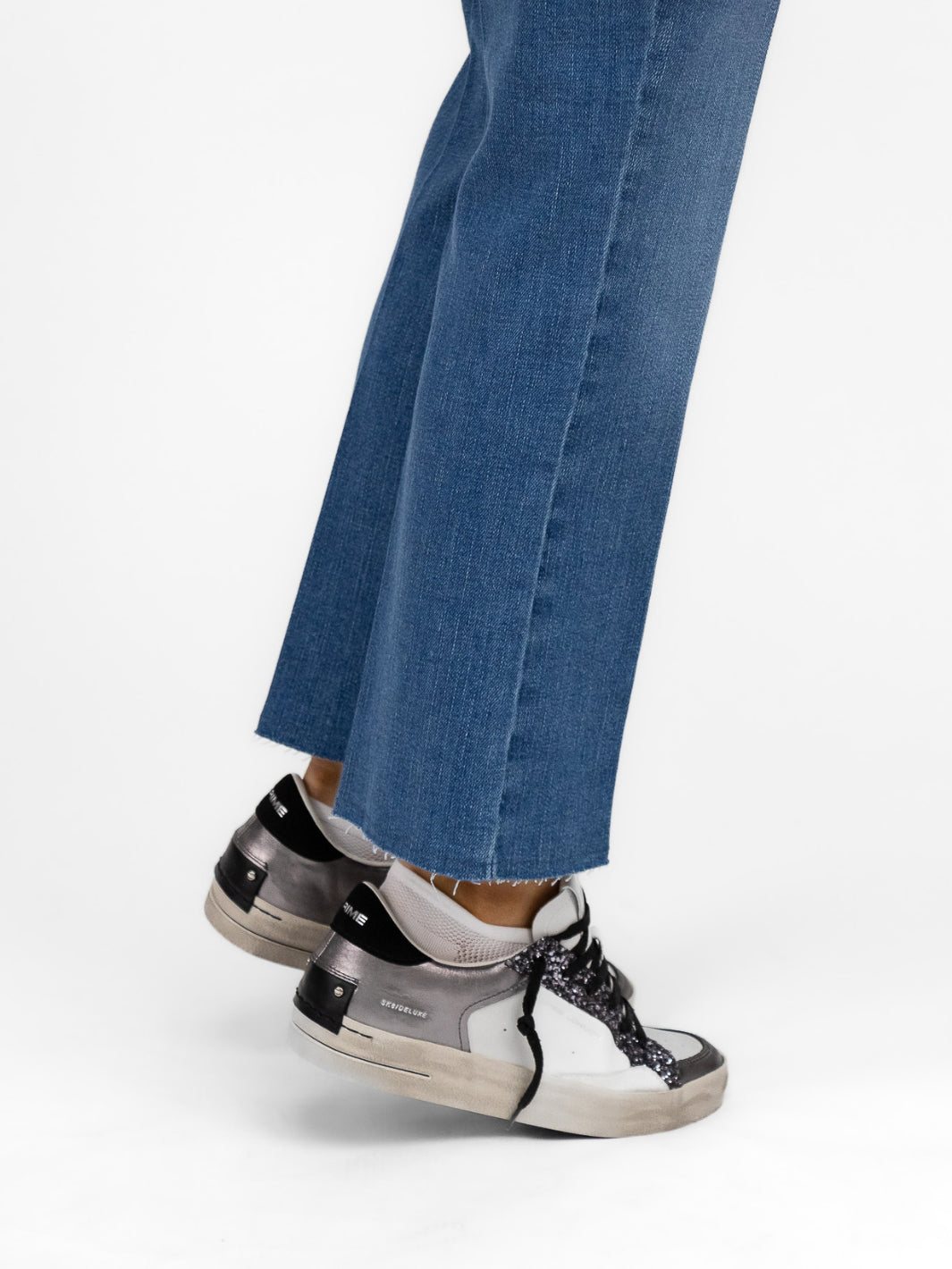 Raffaello Rossi Trousers Vic Cropped Denim Jeans In Blue From Raffaello Rossi