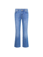Raffaello Rossi Trousers Vic Cropped Denim Jeans In Blue From Raffaello Rossi
