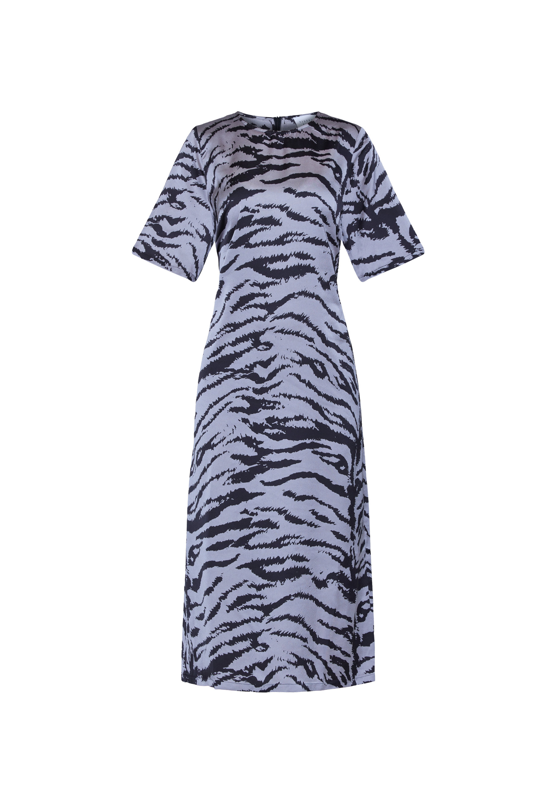 Sisters Point Dress Sisters Point Elisa Dress in Grey Zebra Print
