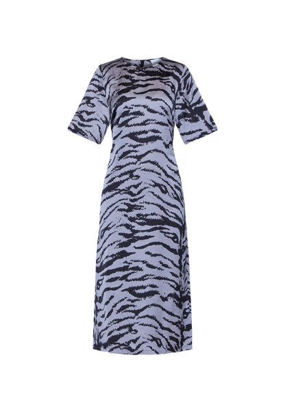 Sisters Point Dress Sisters Point Elisa Dress in Grey Zebra Print