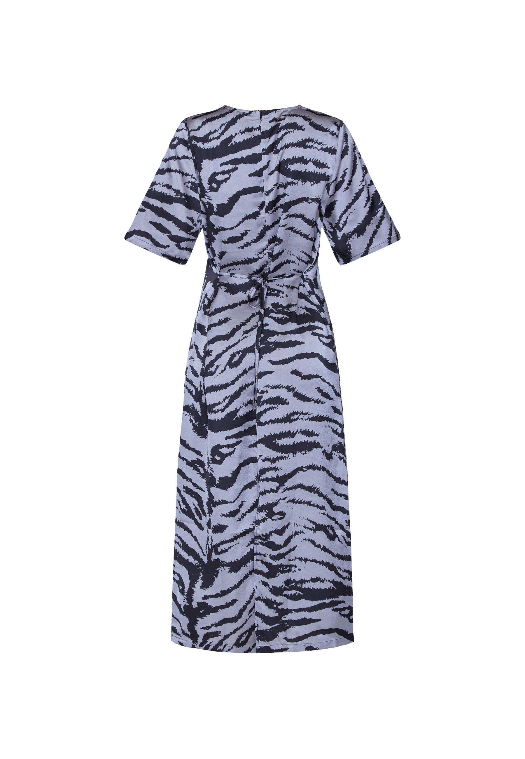 Sisters Point Dress Sisters Point Elisa Dress in Grey Zebra Print