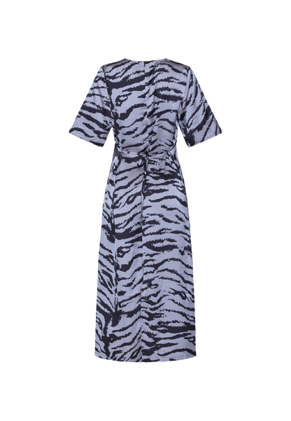 Sisters Point Dress Sisters Point Elisa Dress in Grey Zebra Print