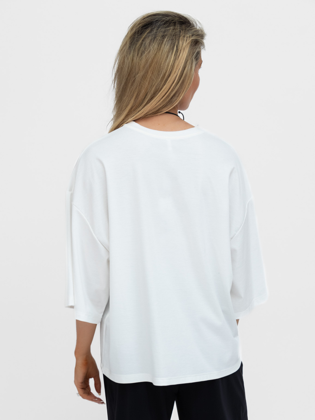 The Italian Collection Top Alva Travel T-Shirt In Soft White From The Italian Collection