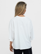 The Italian Collection Top Alva Travel T-Shirt In Soft White From The Italian Collection