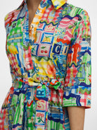 Vilagallo Dress Brenda Printed Capri Dress