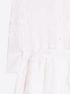 Vilagallo Dress White Embroidered Dress