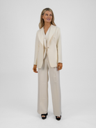 Vilagallo Jacket Cream Blazer Jacket From Vilagallo