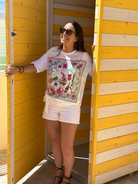 Vilagallo T Shirt Bandana Print KEIRA T-Shirt From Vilagallo
