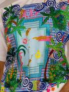 Vilagallo T Shirt Piscina Print KEIRA T-Shirt From Vilagallo