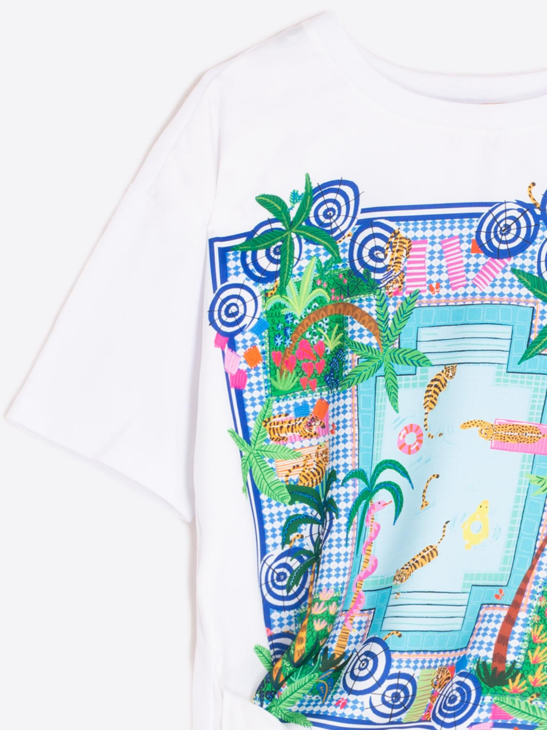 Vilagallo T Shirt Piscina Print KEIRA T-Shirt From Vilagallo