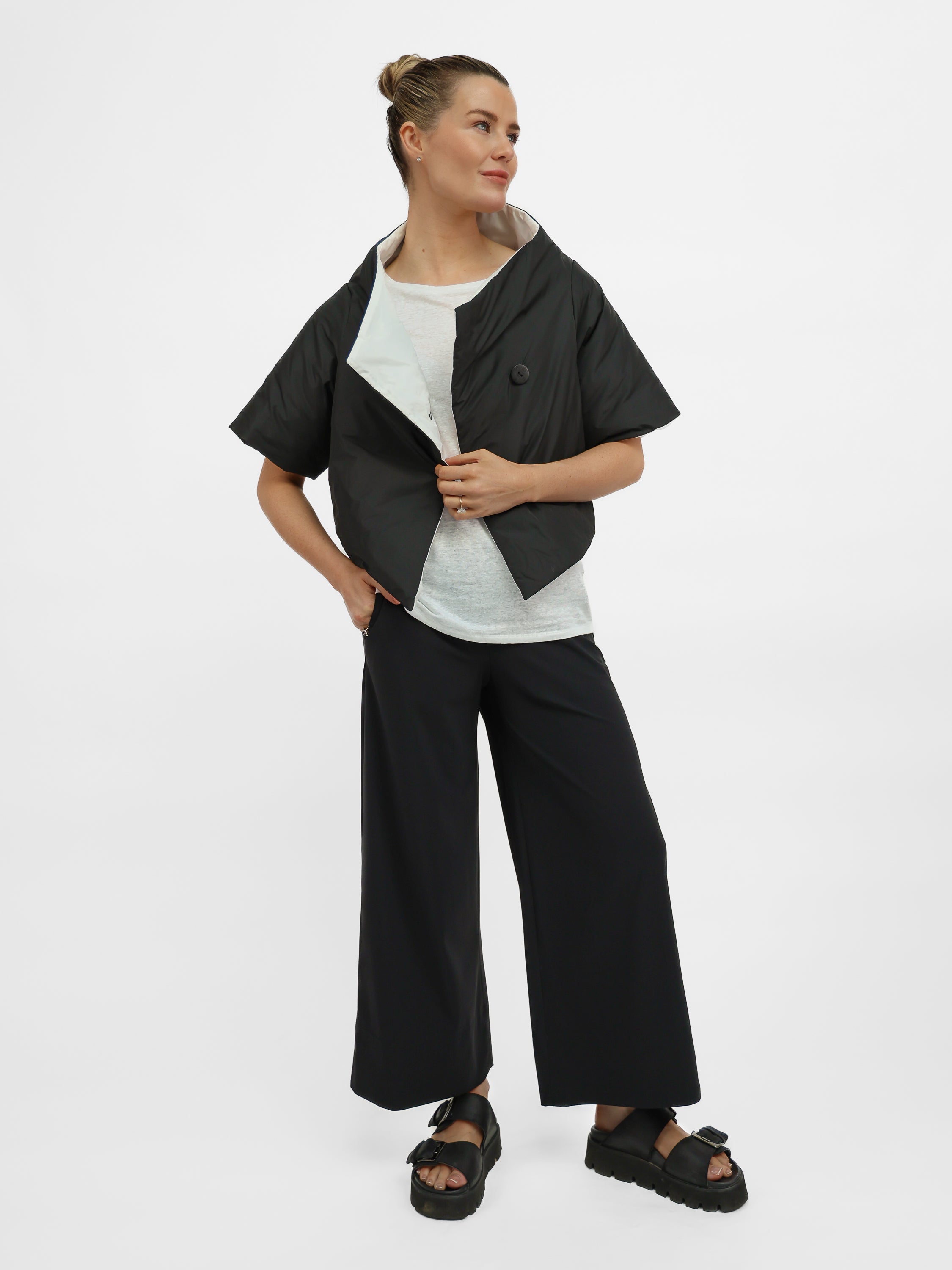 XD Xenia Design Jacket Stola DUBU in Black & White