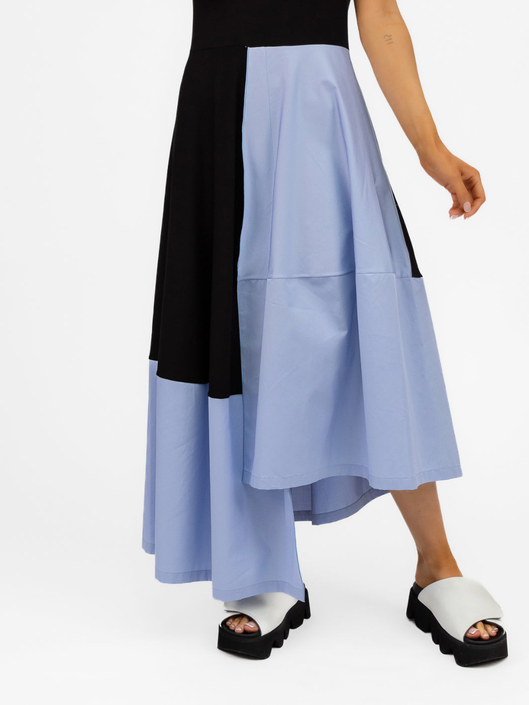 Xenia Design Dress FERT Dress In Black With Baby Blue From Xenia Design
