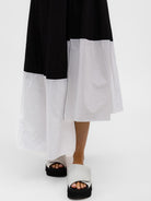 Xenia Design Dress RIKO Dress In White And Black From Xenia Design