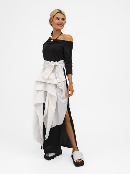 Xenia Design Dress ZAKA Dress In Black And White From Xenia Design