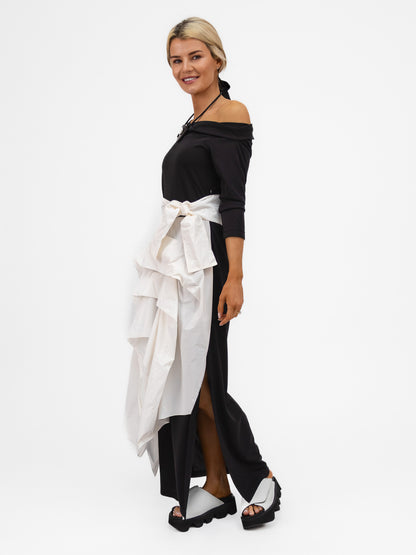 Xenia Design Dress ZAKA Dress In Black And White From Xenia Design