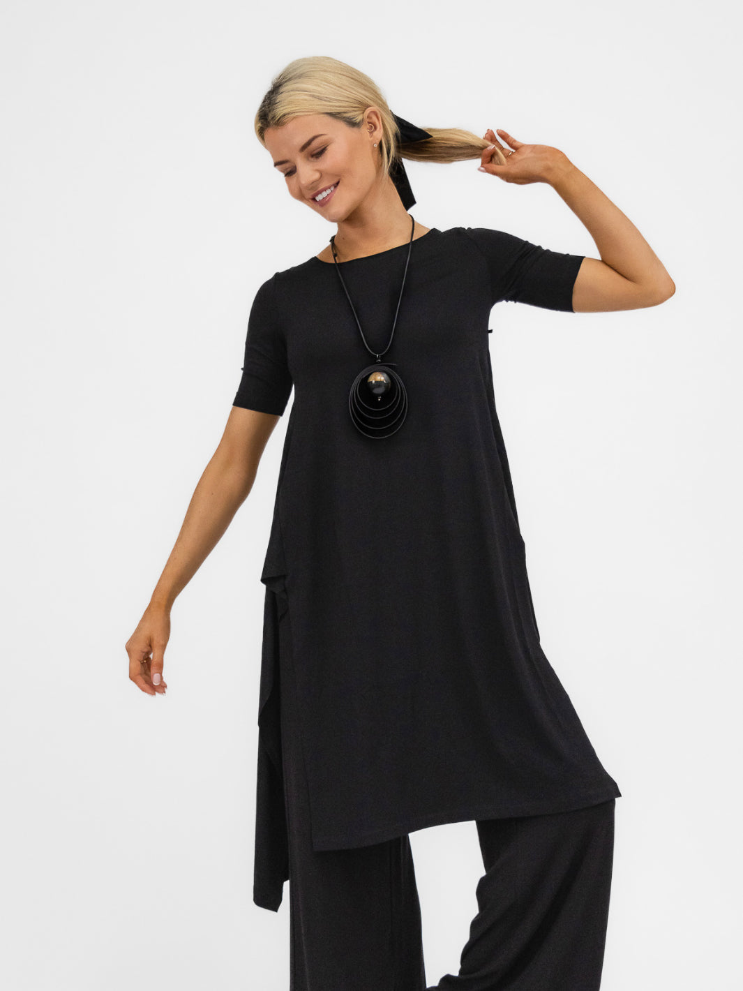Xenia Design Top BITA Tunic Top In Black From Xenia Design
