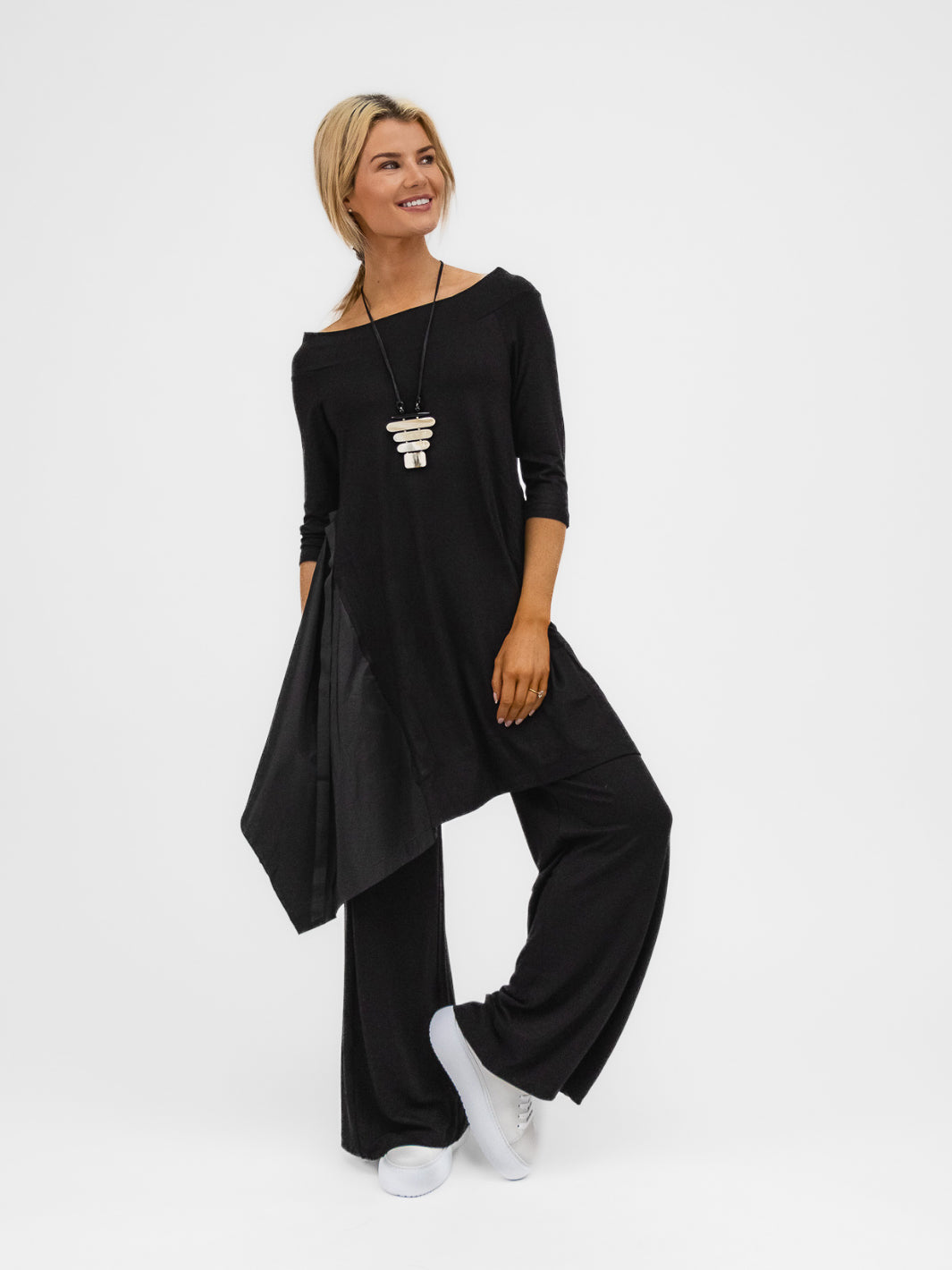 Xenia Design Top LEPO Tunic Top In Black From Xenia Design