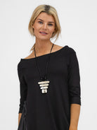 Xenia Design Top LEPO Tunic Top In Black From Xenia Design